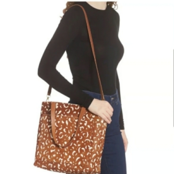 Madewell The Medium Transport Tote: Printed Calf Hair Edition - Picture 2 of 12